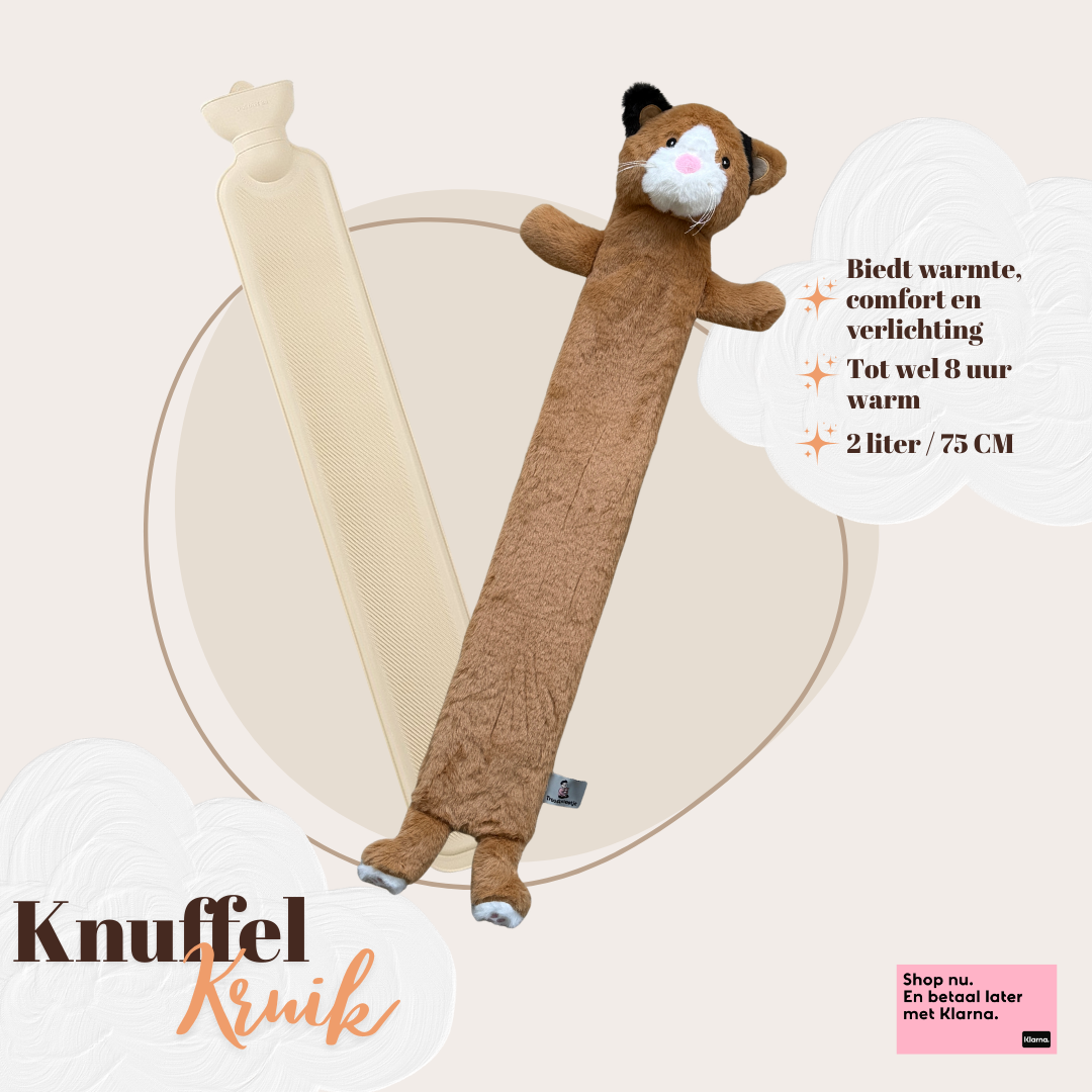 Knuffelkruik Kat XL (75cm/2L)