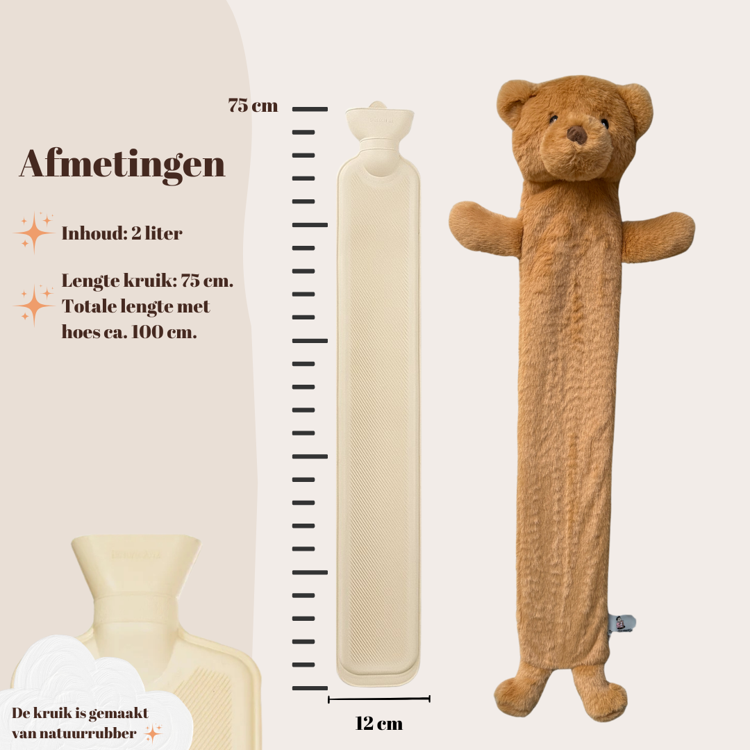 Knuffelkruik Beer XL (75cm/2L)