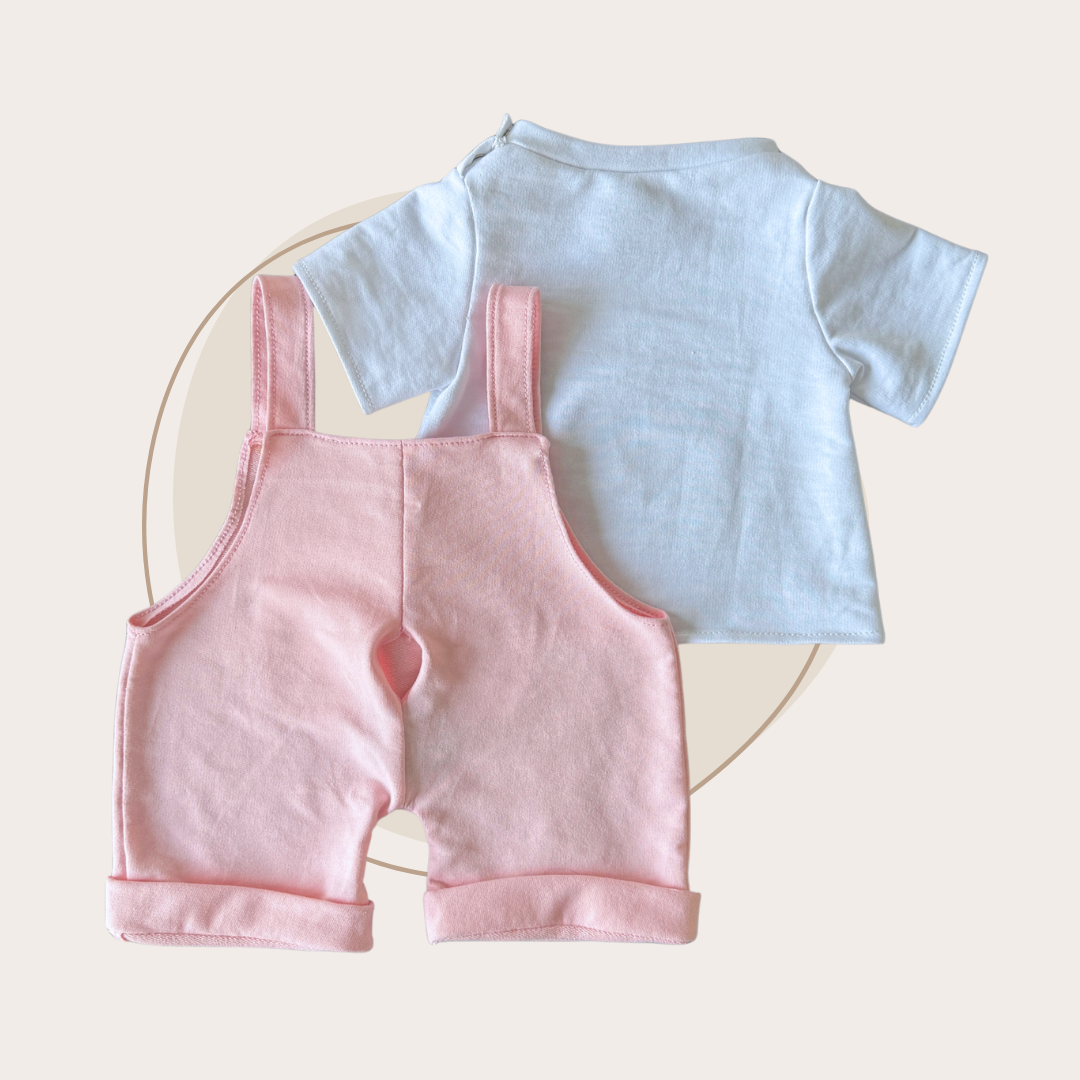 Troostmaatje Kledingbundel Roze & Blauw + Verwarmbaar Pittenzakje