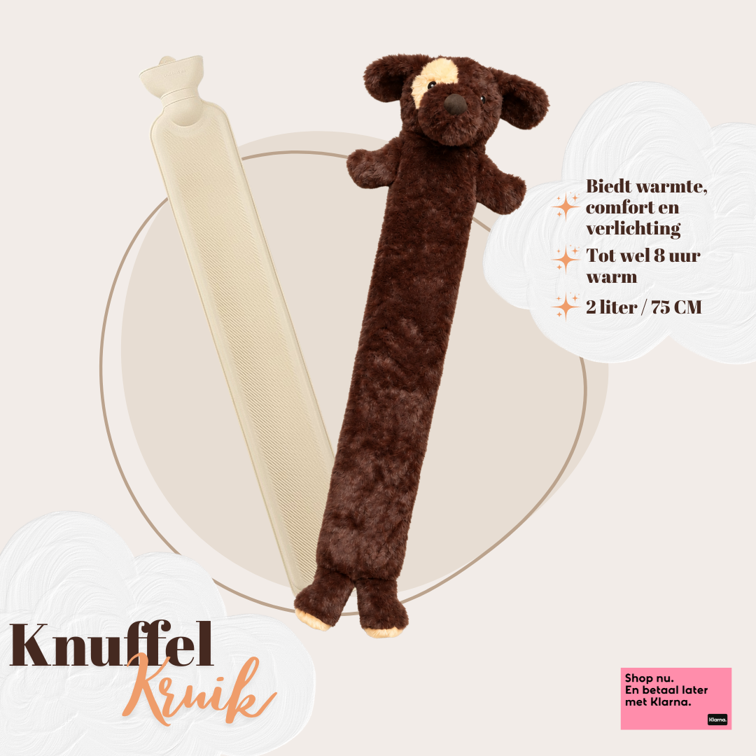 Knuffelkruik Hond XL (75cm/2L)