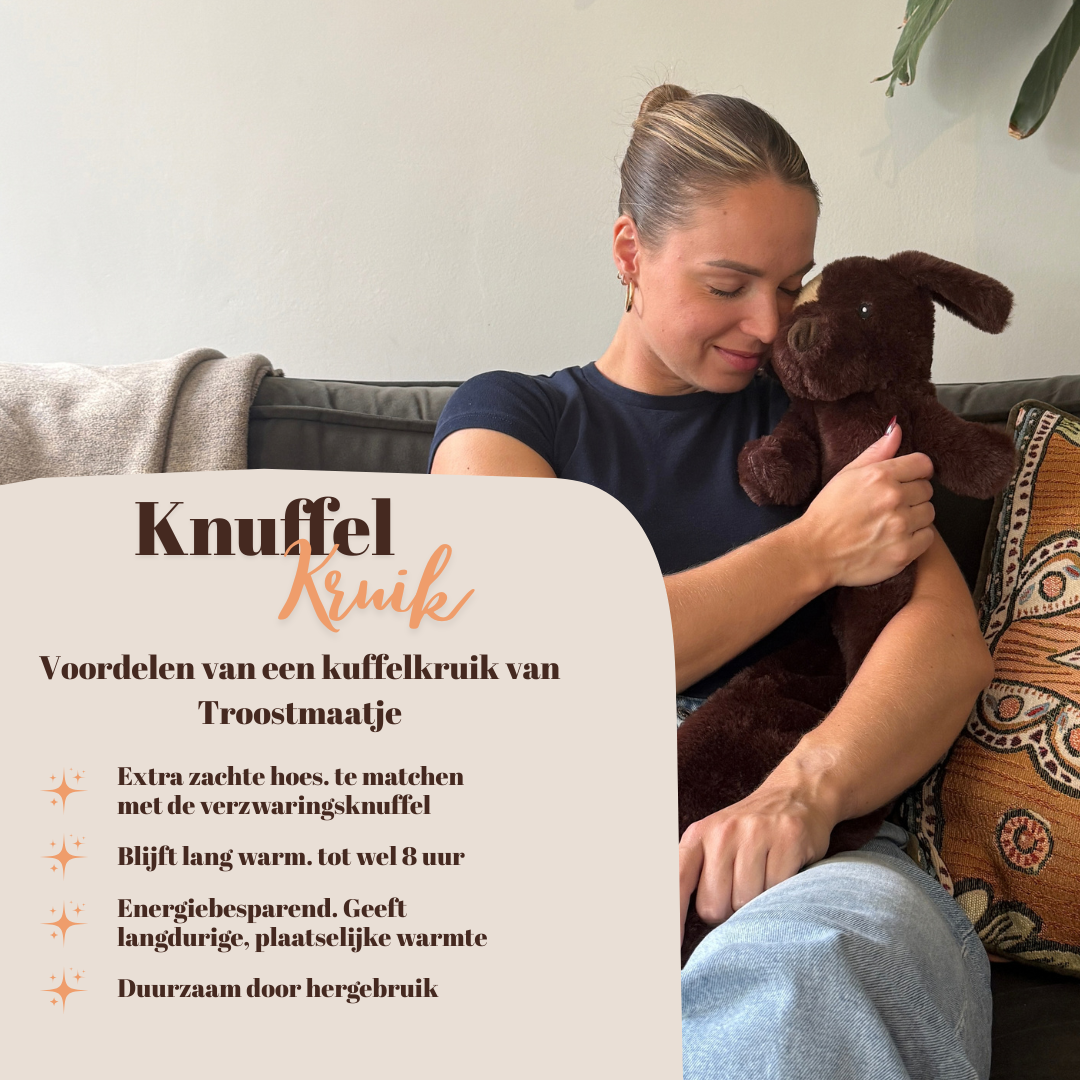 Knuffelkruik Hond XL (75cm/2L)