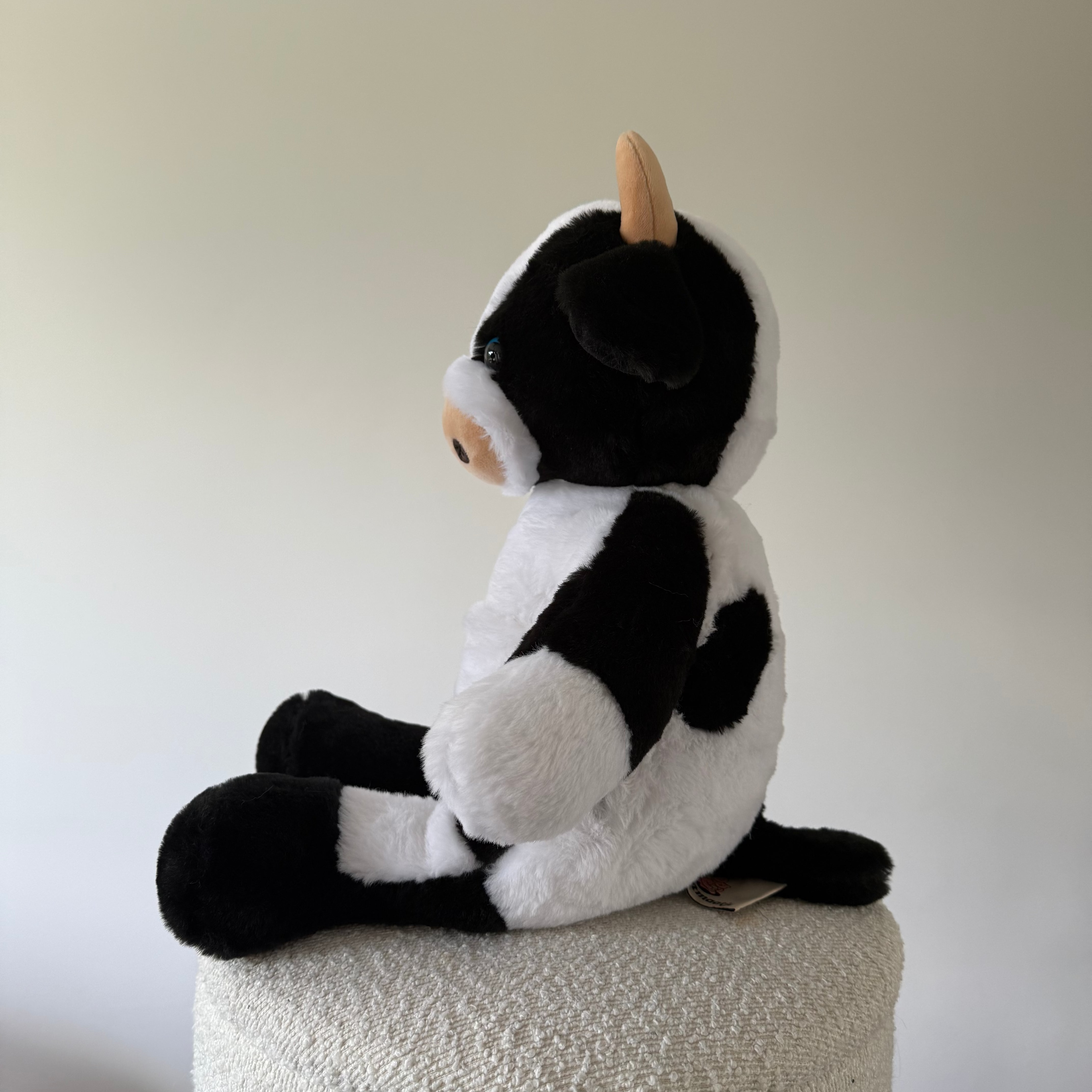 Verzwaringsknuffel Koe 2,2 kg + Gratis Pittenzakje