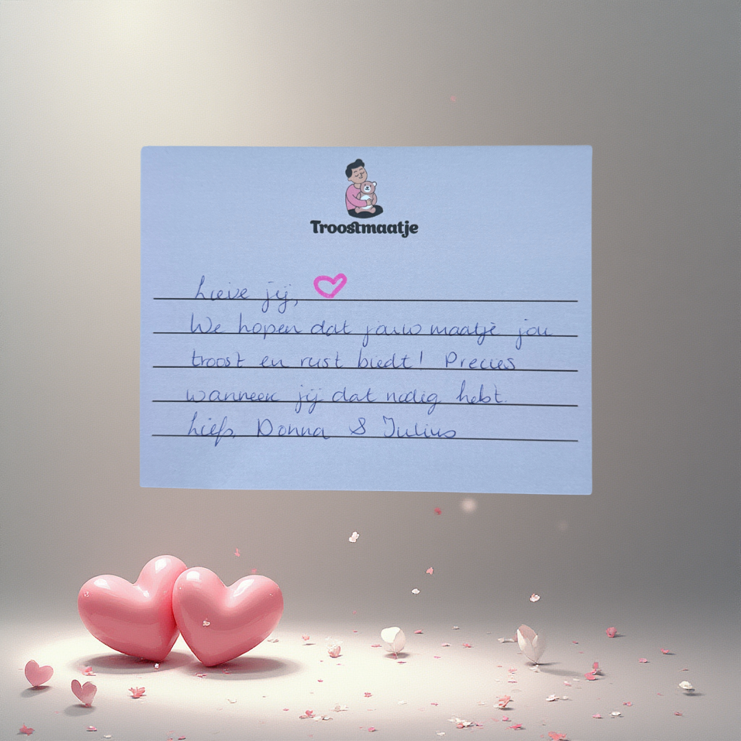 Ingepakt met Troostmaatje cadeaupapier 🎁
