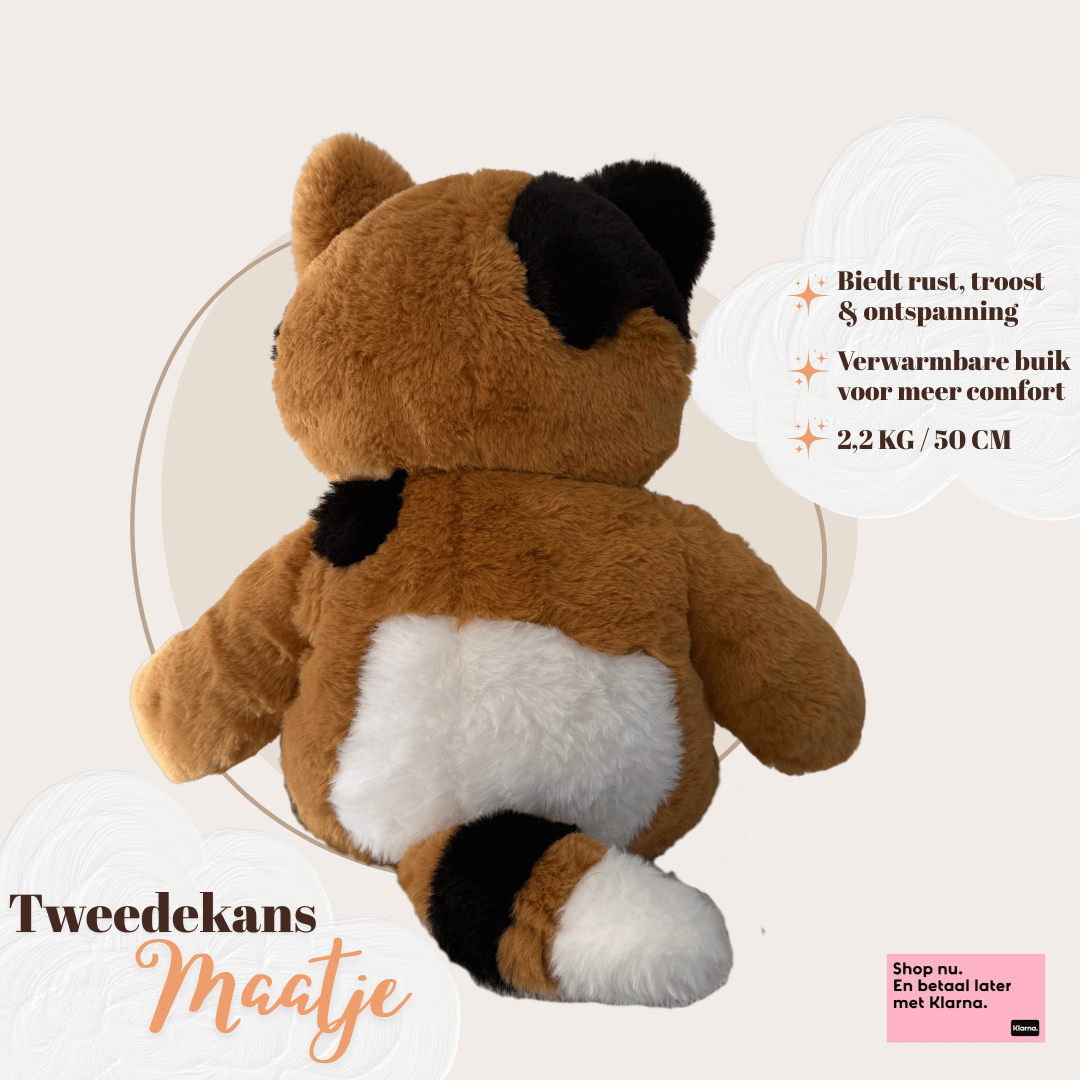 Verzwaringsknuffel Kat 2,2 kg - Tweedekans Maatje