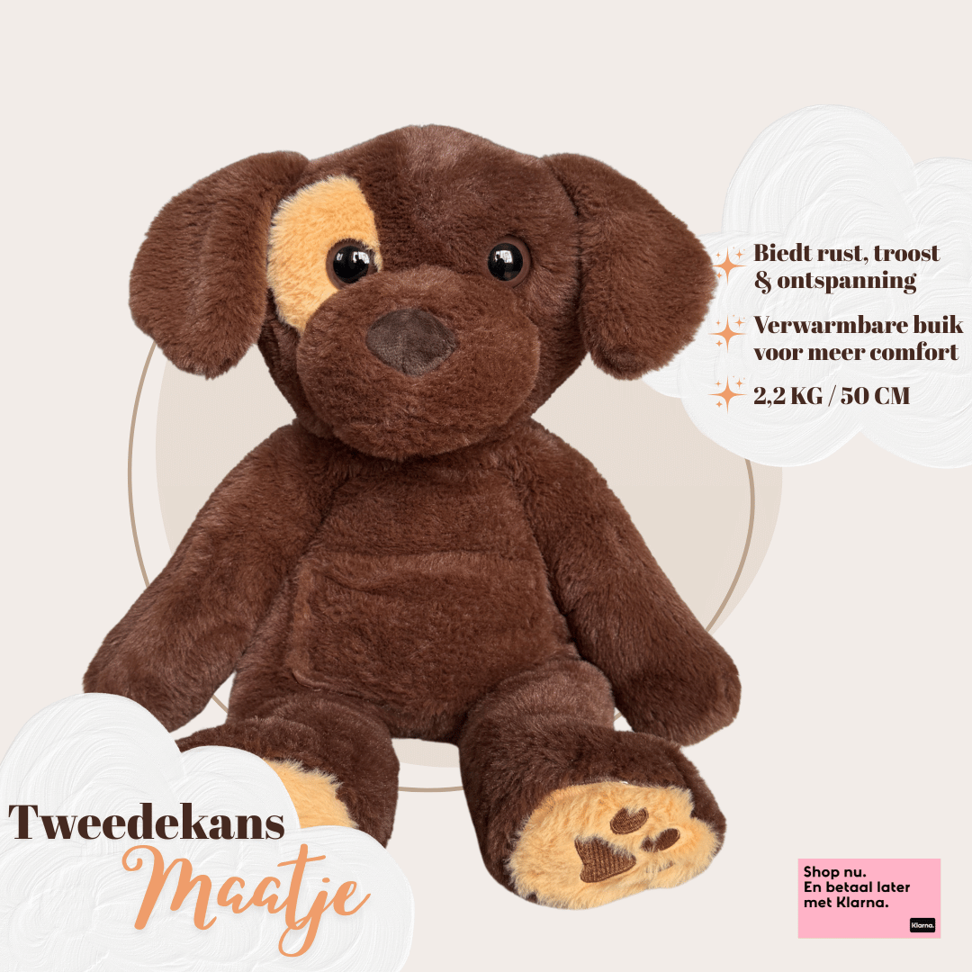 Verzwaringsknuffel Hond 2,2 kg - Tweedekans Maatje