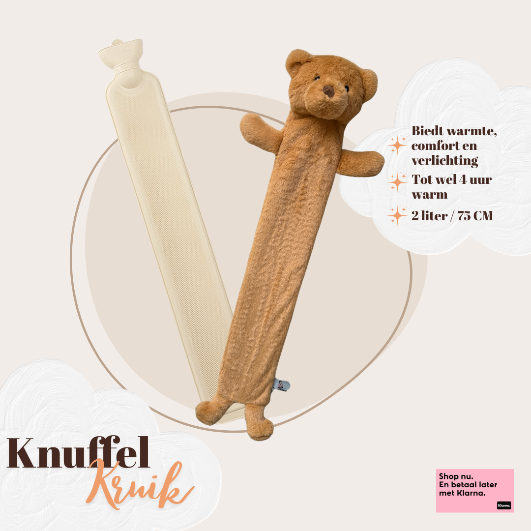 Knuffelkruik Beer XL (75cm/2L)