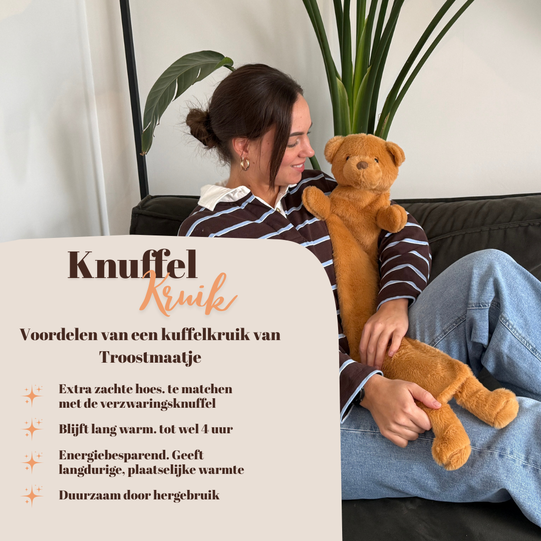 Knuffelkruik Beer XL (75cm/2L)