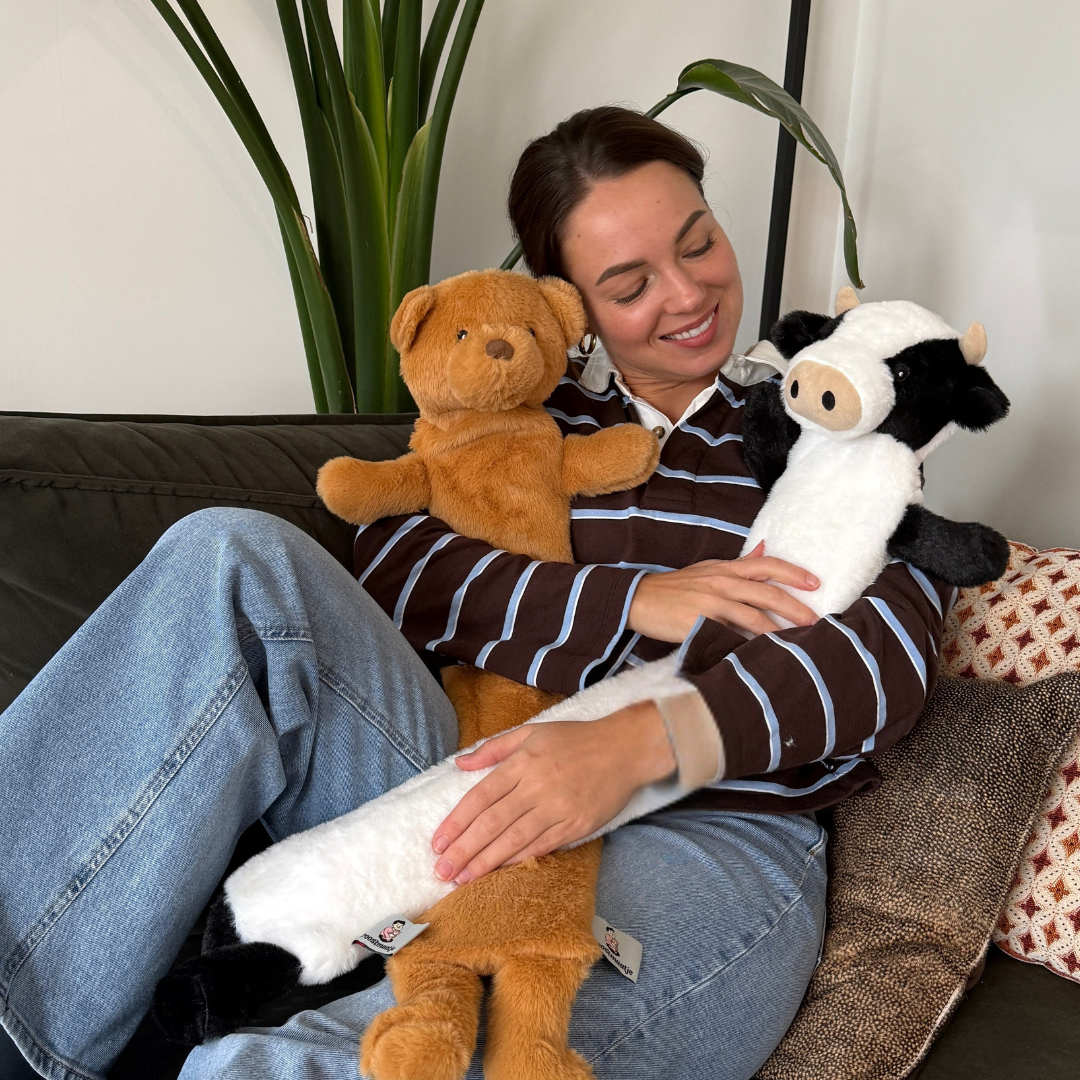 Knuffelkruik Koe XL (75cm/2L)