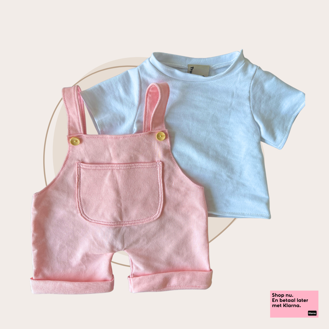 Troostmaatje Kledingset Roze - Broek & T-shirt