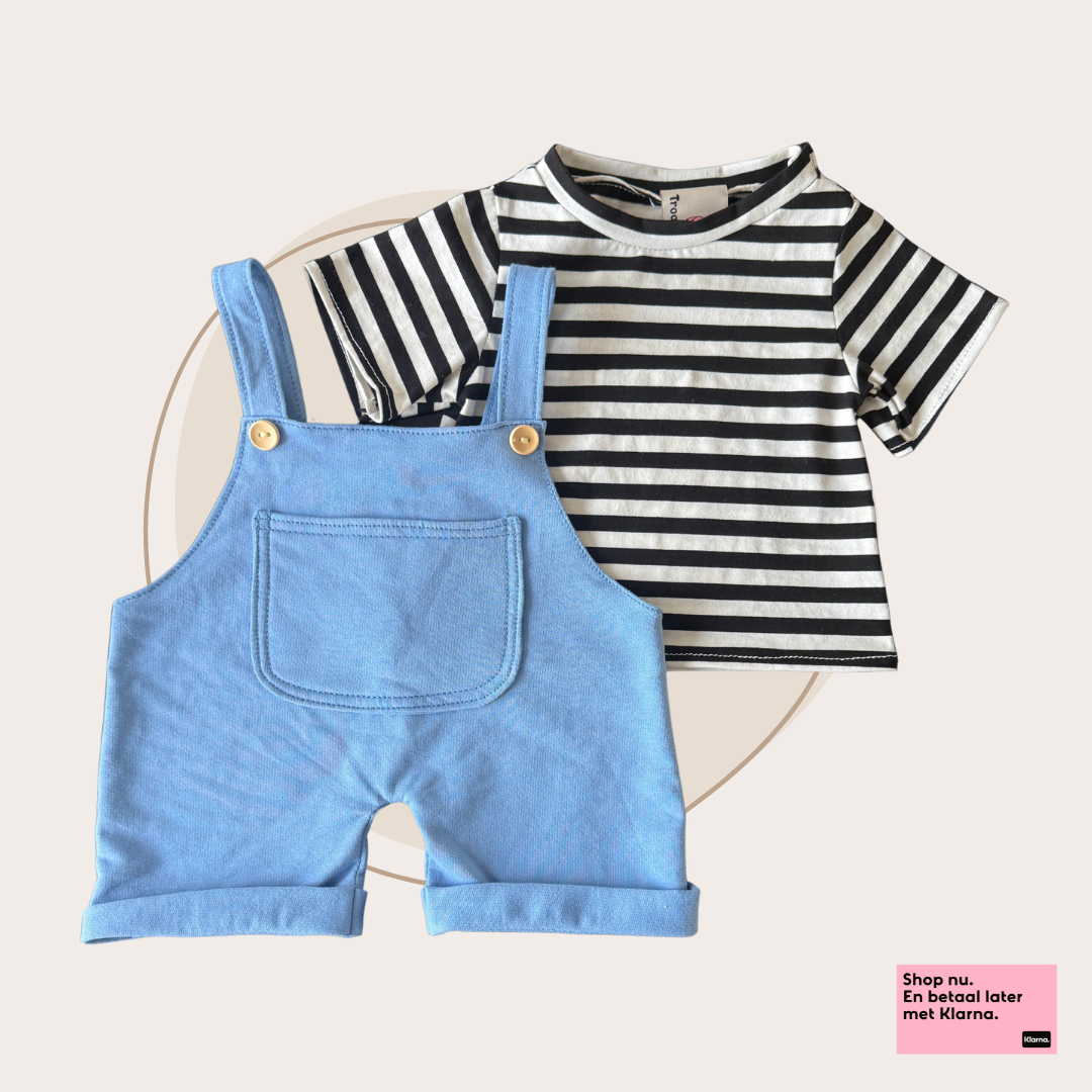 Troostmaatje Kledingset Blauw - Broek & T-shirt