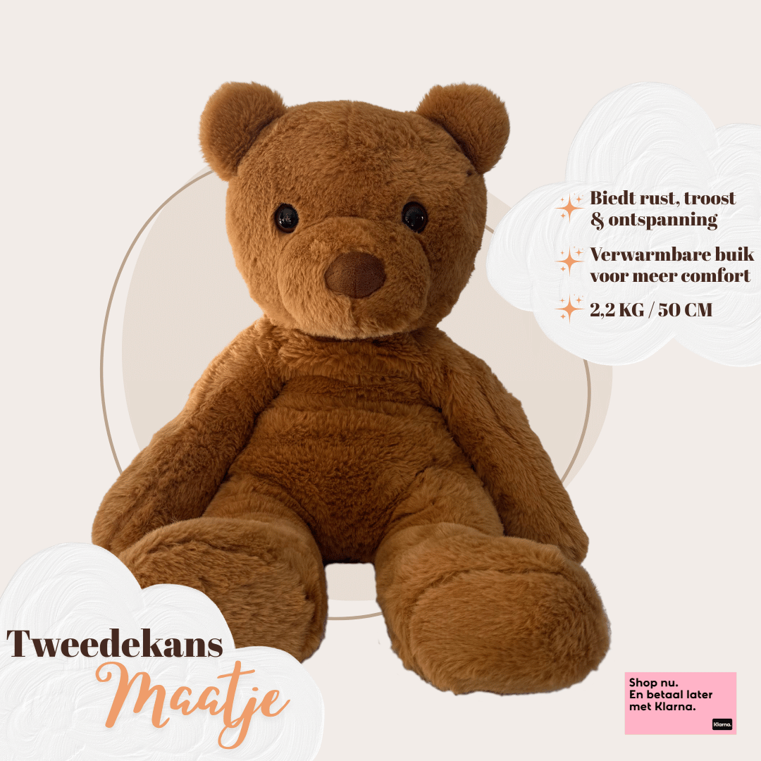 Verzwaringsknuffel Beer 2,2 kg - Tweedekans Maatje