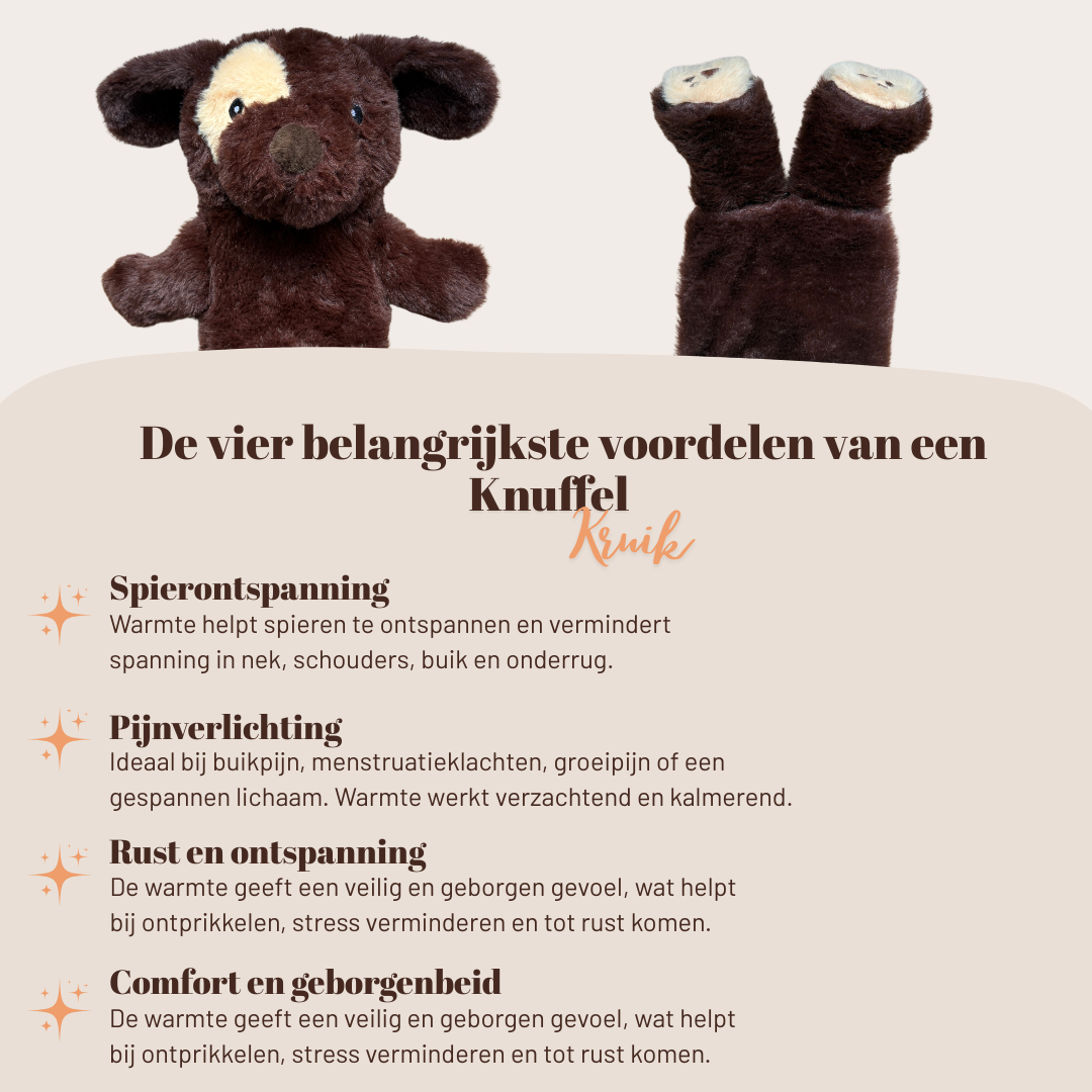 Knuffelkruik Hond XL (75cm/2L)